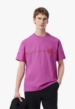 Lacoste: Футболка с принтом 