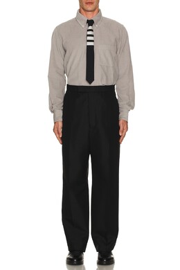 Thom Browne: Бархатная рубашка 
