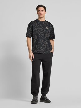 EA7 Emporio Armani: Хлопковая футболка 