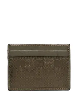 Gucci Pre-Owned: Зелёный картхолдер 