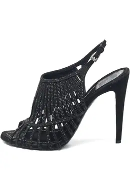 Christian Dior Pre-Owned: Чёрные сандалии 