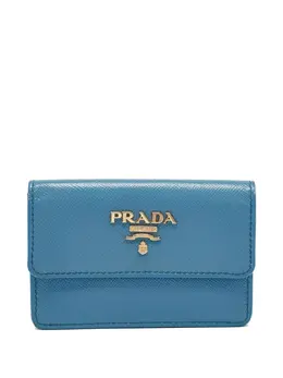 Prada Pre-Owned: Голубой картхолдер 