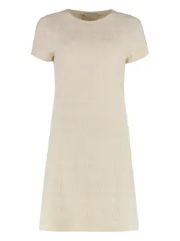 Tory Burch: Бежевое платье 