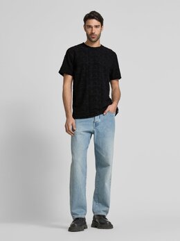 EA7 Emporio Armani: Чёрная футболка 