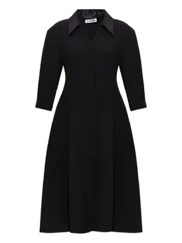 Jil Sander: Платье с длинным рукавом 