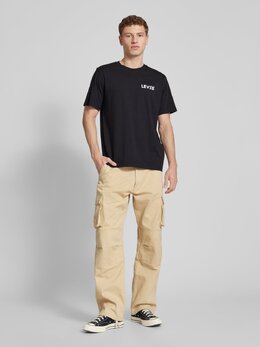 Levi's: Чёрная футболка 