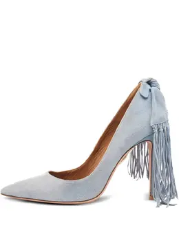 Aquazzura: Голубые туфли 