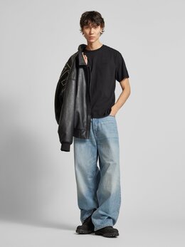 Levi's: Чёрная футболка 