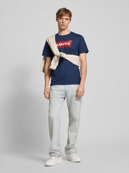 Levi's: Синяя футболка 