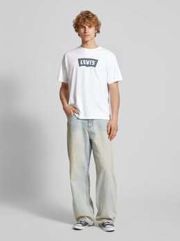 Levi's: Белая футболка 