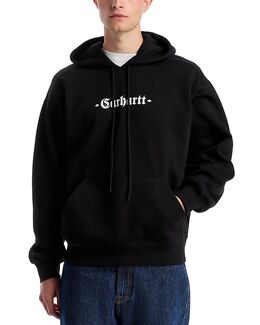 Carhartt WIP: Чёрная толстовка  Carhartt