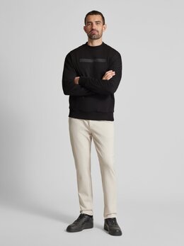 CK Calvin Klein: Чёрная толстовка 