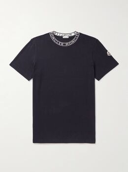 Moncler: Жаккардовая футболка 