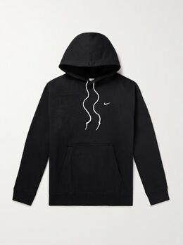 Nike: Толстовка  Solo Swoosh с капюшоном