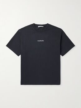 Acne Studios: Тёмная футболка 