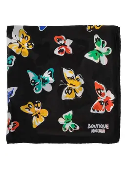 Moschino: Шарф с принтом 