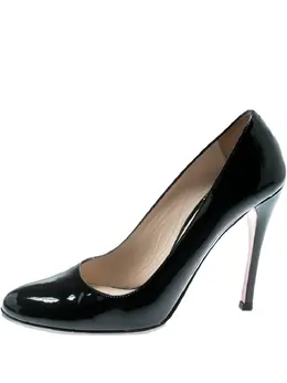 Prada Pre-Owned: Чёрные туфли 