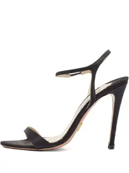 Prada Pre-Owned: Чёрные сандалии 