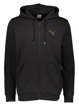 PUMA: Чёрная толстовка  Essentials
