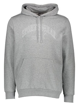 PUMA: Серая толстовка  Essentials