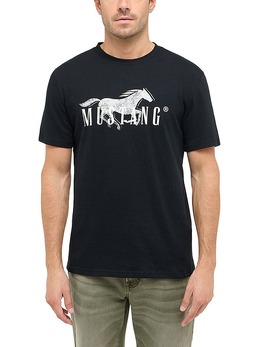 Mustang: Чёрная футболка 