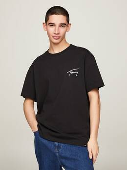 Tommy Jeans: Чёрная футболка 