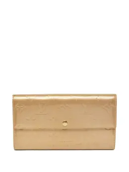 Louis Vuitton Pre-Owned: Бежевый кошелёк 