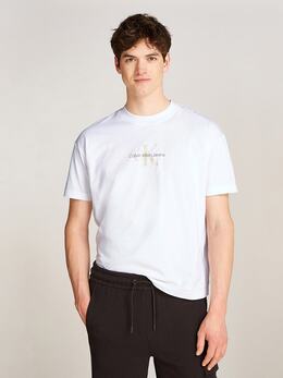 Calvin Klein Jeans: Белая футболка 
