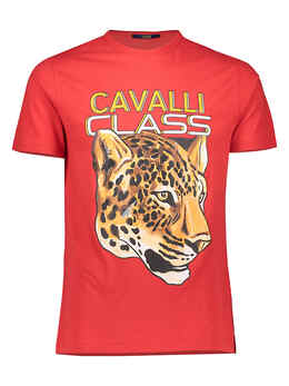 cavalli CLASS: Красная футболка 