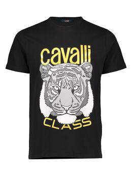 cavalli CLASS: Чёрная футболка 