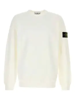 Stone Island: Белый свитшот 