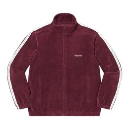 Supreme: Куртка из велюра 