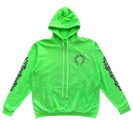 Chrome Hearts: Зелёная толстовка 