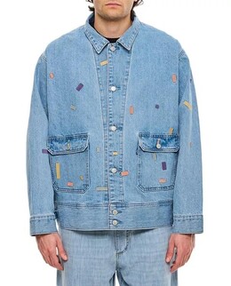 Levi's: Синяя куртка 