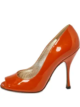 Dolce & Gabbana Pre-Owned: Оранжевые босоножки 