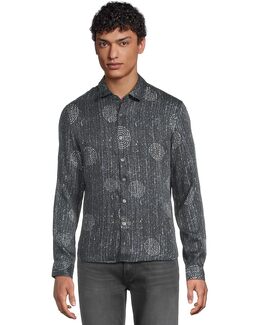 John Varvatos: Голубая рубашка 