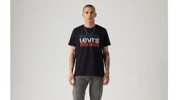Levi's: Чёрная футболка 