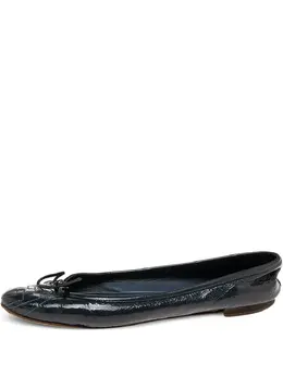 Gucci Pre-Owned: Синие балетки 