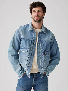 Levi's: Кожаная куртка 