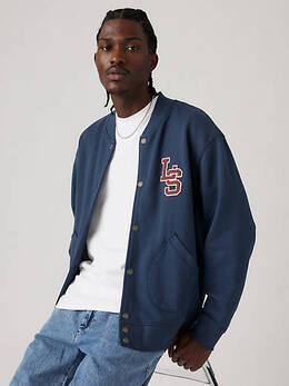 Levi's: Фиолетовый кардиган 