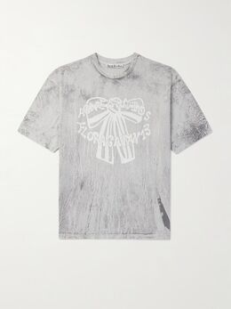 Acne Studios: Футболка с принтом 