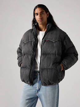 Levi's: Тёмный пуховик 