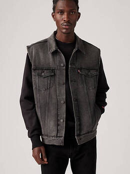 Levi's: Чёрный жилет 