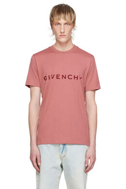 Givenchy: Розовая футболка 