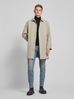 CK Calvin Klein: Пальто с воротником 