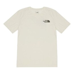 The North Face: Бежевая футболка 