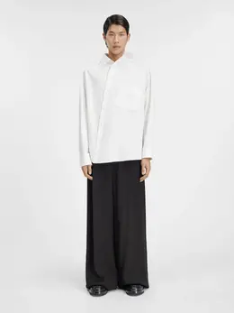 Jacquemus: Белая рубашка 