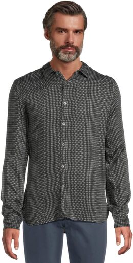 John Varvatos: Рубашка с длинным рукавом 