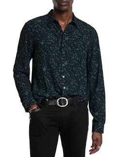 John Varvatos: Рубашка с принтом 