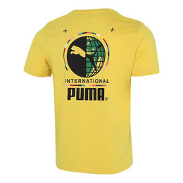 PUMA: Жёлтая футболка 